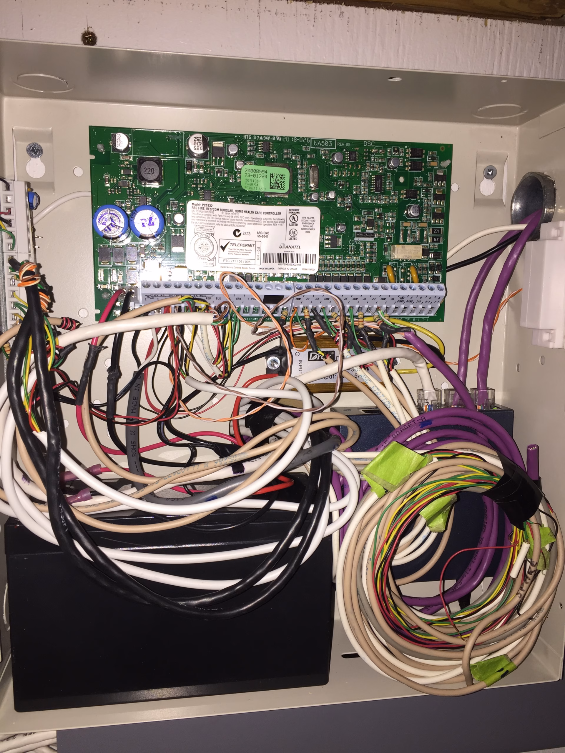 Security Systems Alarm Panel